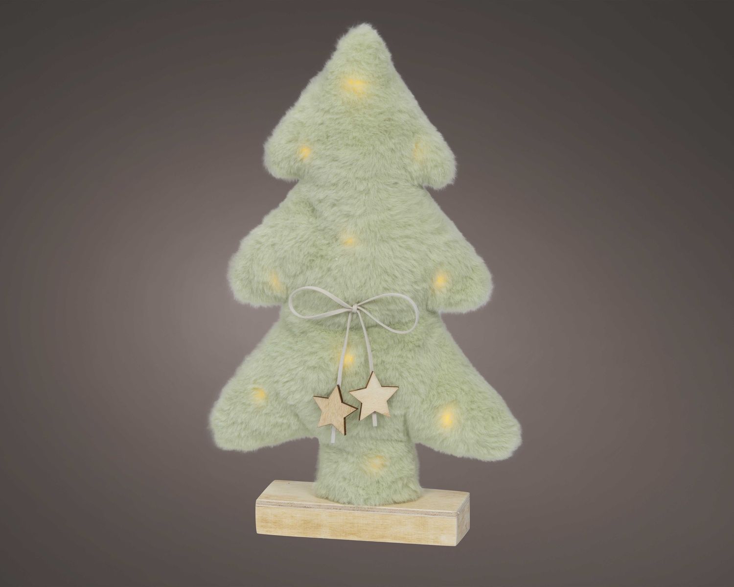 FURRY LED TREE- GREEN (SIZE B) FURRY LED TREE- GREEN (SIZE B)