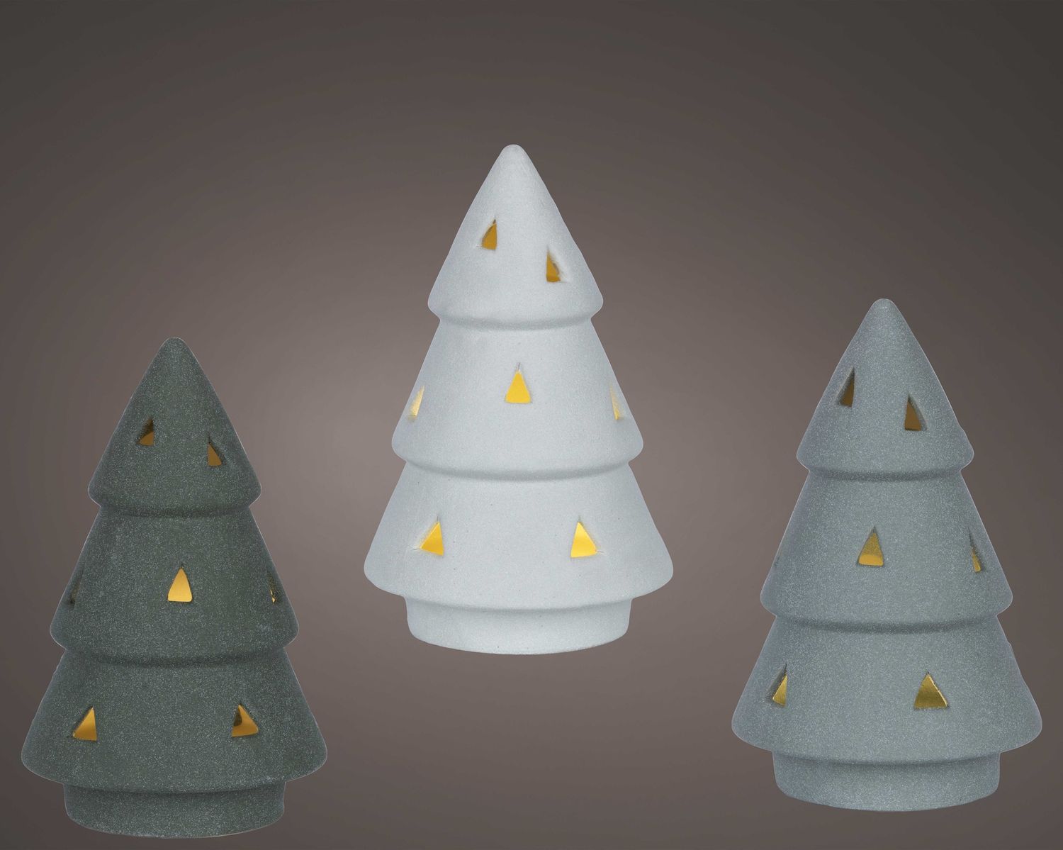 TALL PORCELAIN LED TREE- SILVER TALL PORCELAIN LED TREE- SILVER