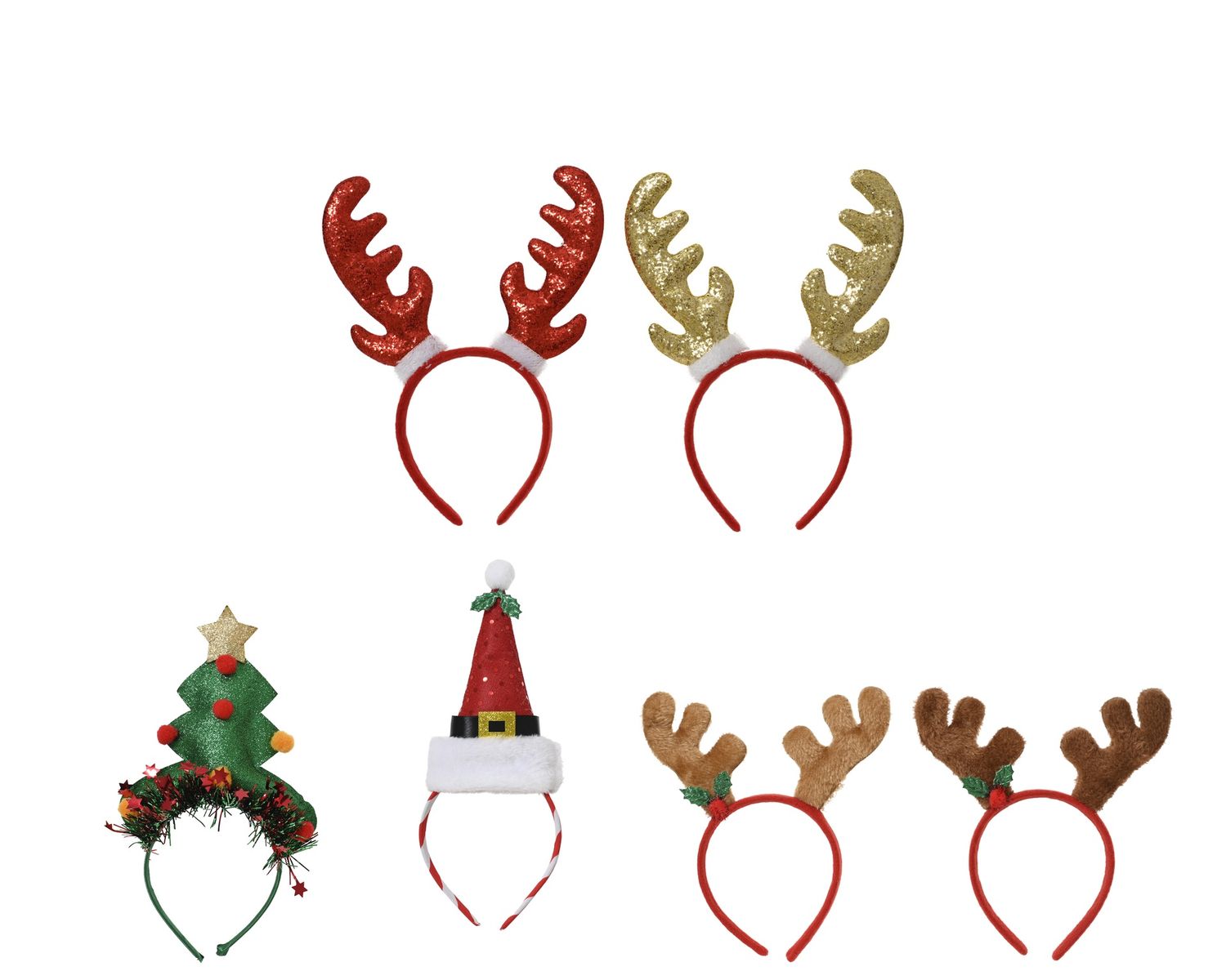 CHRISTMAS HEADBAND- CHRISTMAS HAT DESIGN