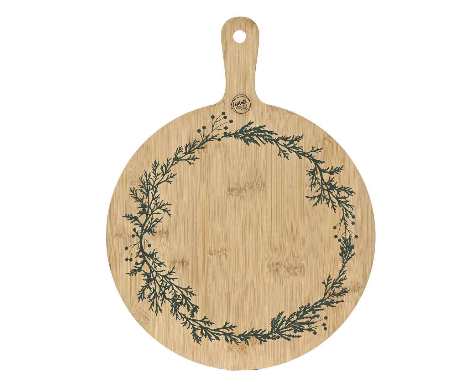 BAMBOO CUTTING BOARD- WREATH DESIGN