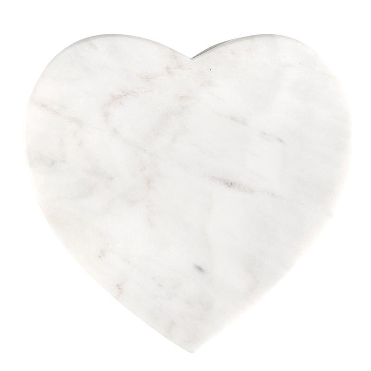 MARBLE HEART COASTER S/4