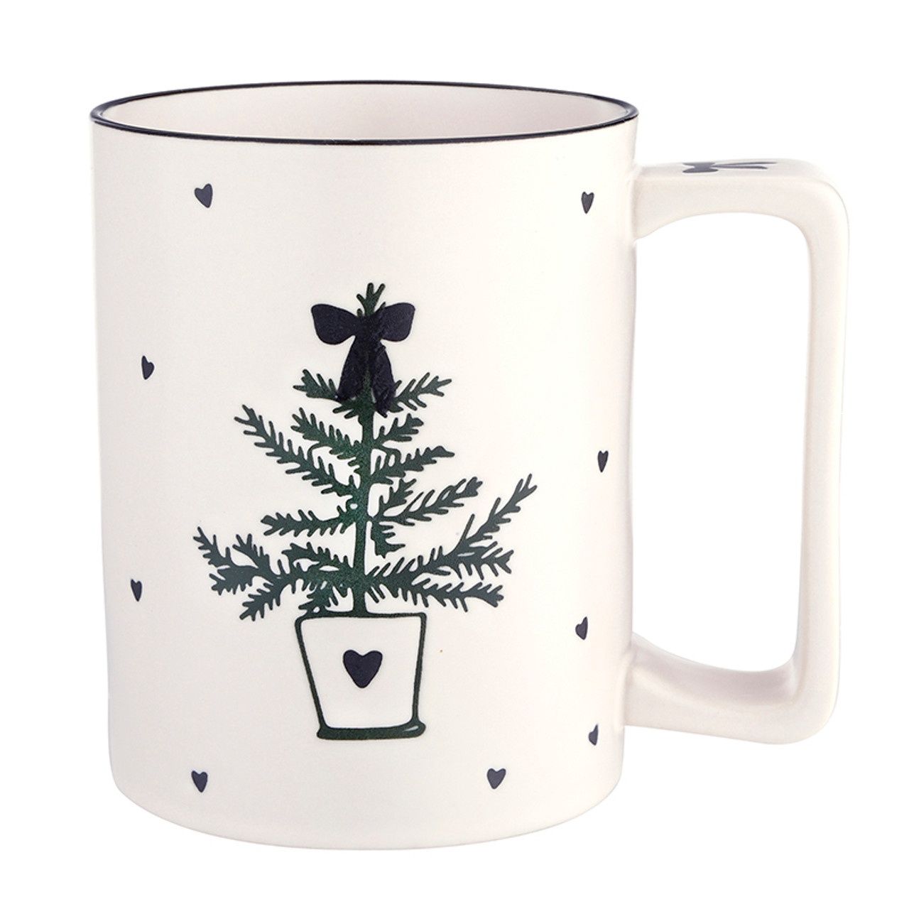CERAMIC MUG LITTLE TREE TOPIARY
