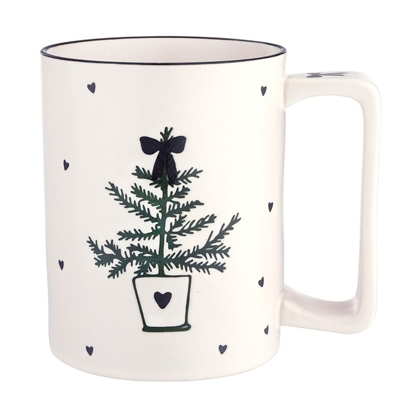 CERAMIC MUG LITTLE TREE TOPIARY