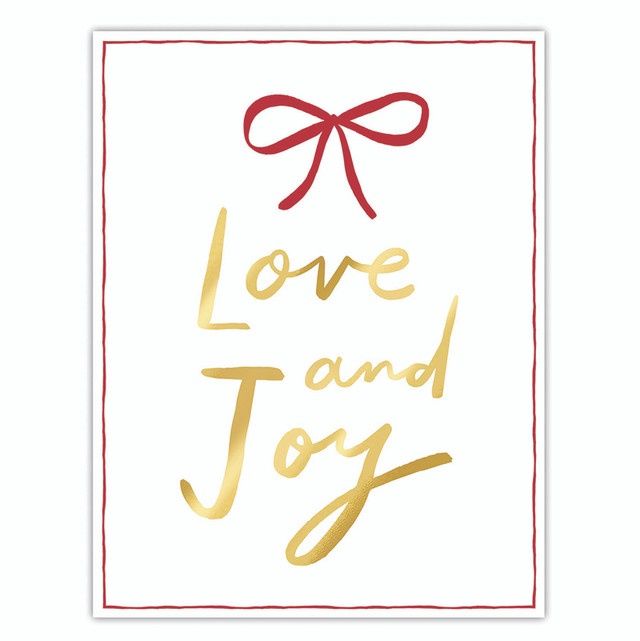 LOVE AND JOY - CARD