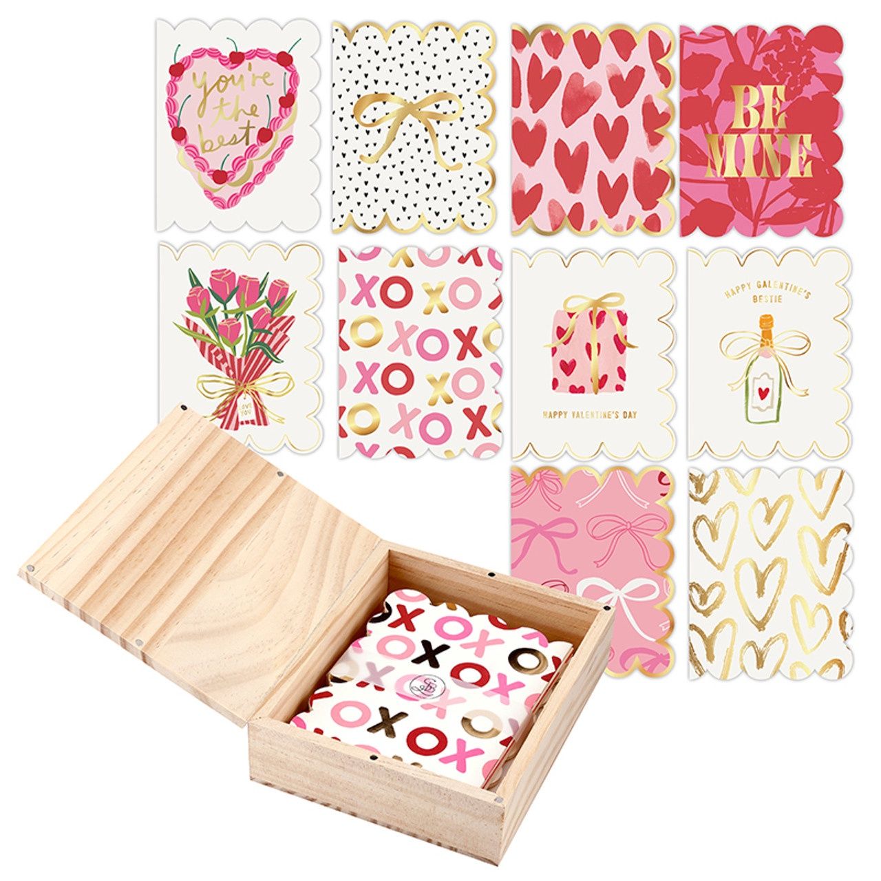 HAPPY VALENTINE&#39;S DAY PRESENT - PINE BOX