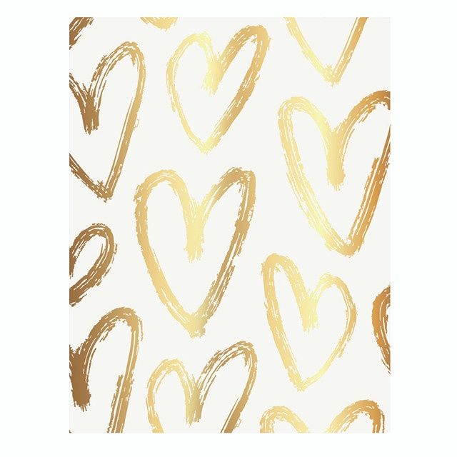 GOLD MULTI HEART -CARD