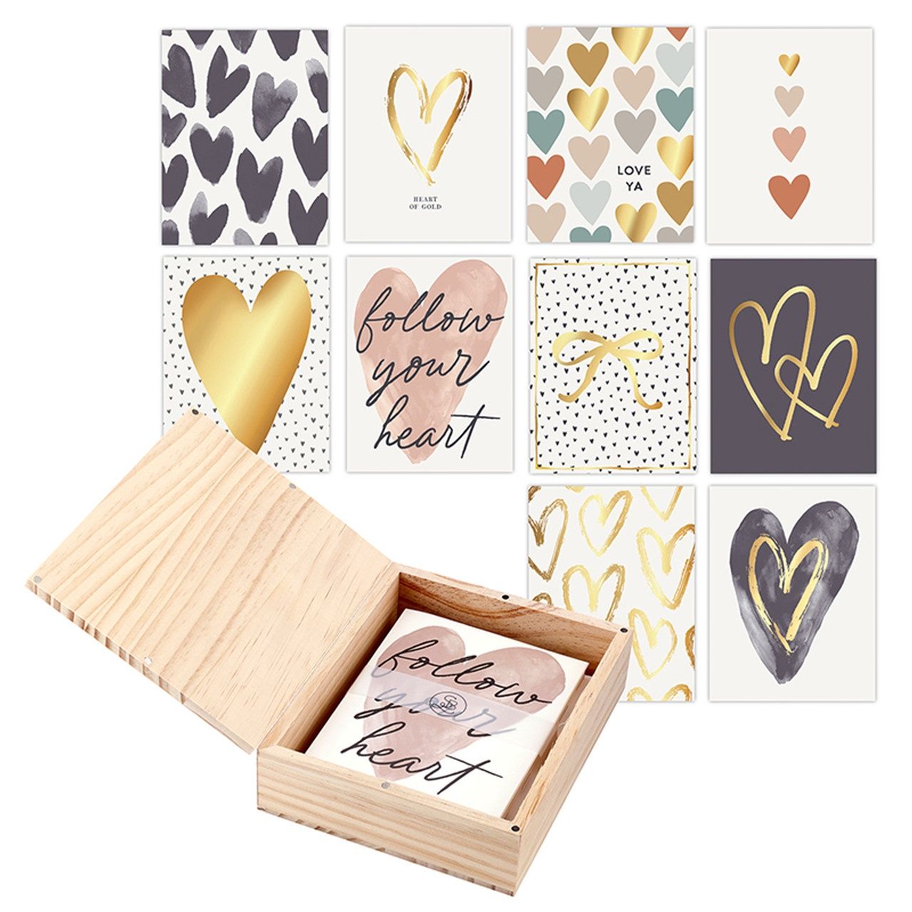 FOLLOW YOUR HEART - PINE BOX