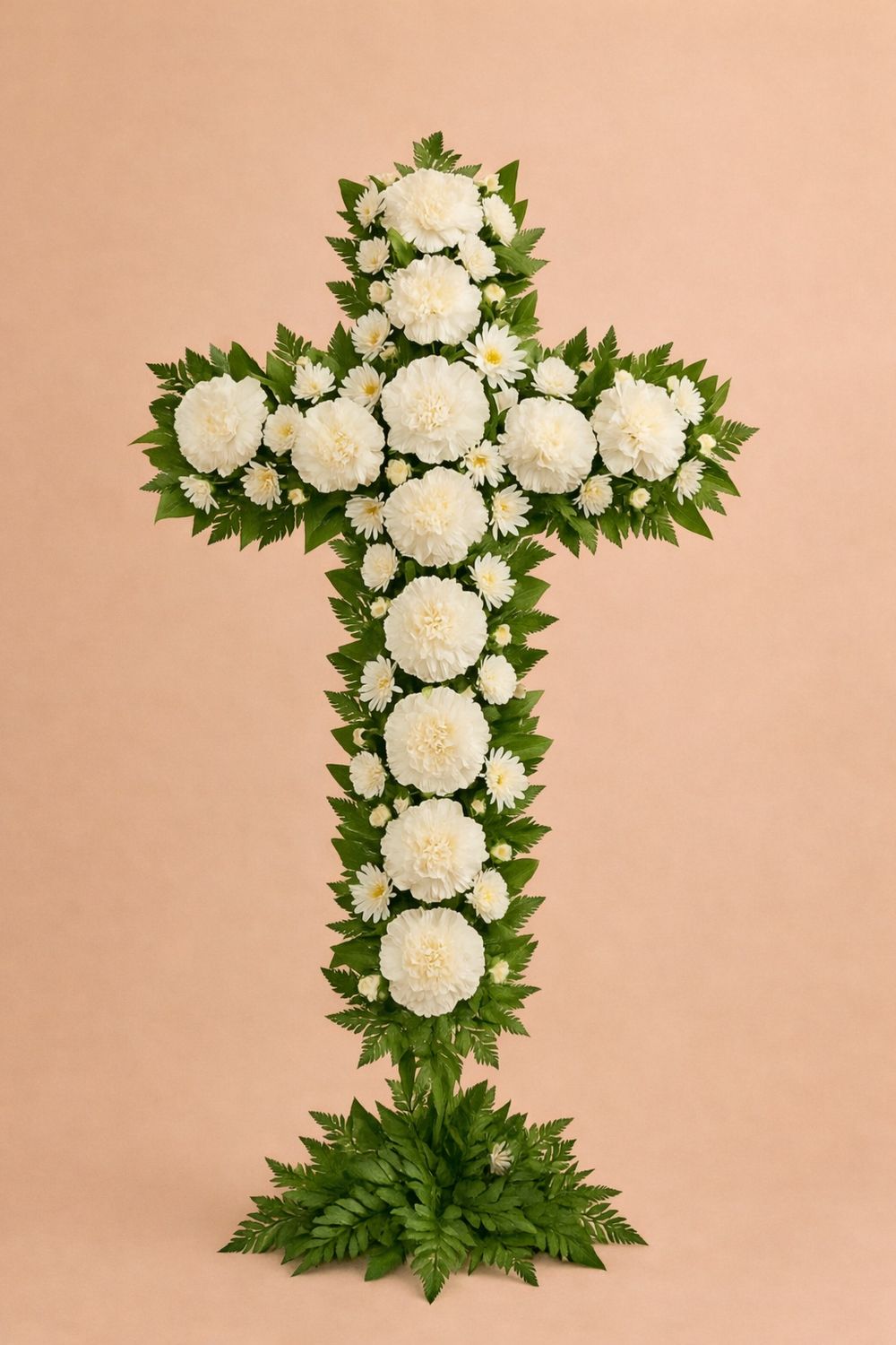 Grave Floral Cross