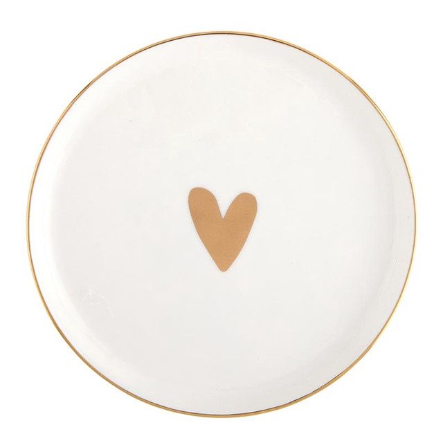 Gold Heart Trinket Tray