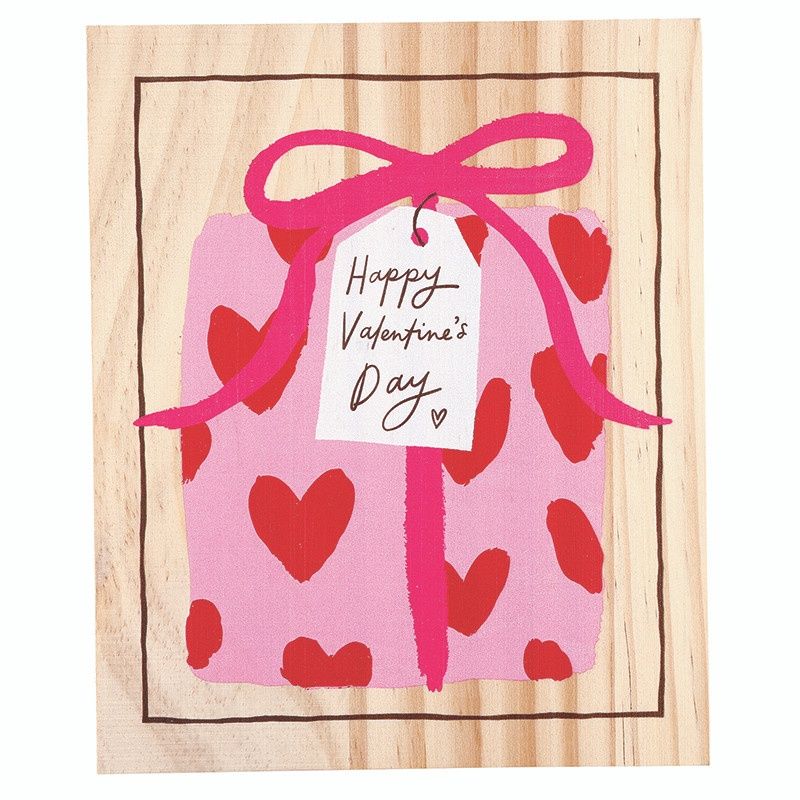 Keepsake Valentines - PINE BOX