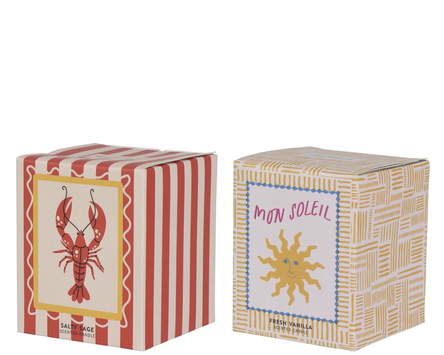 GLASS SCENTED CANDLE – FRESH SCENTS