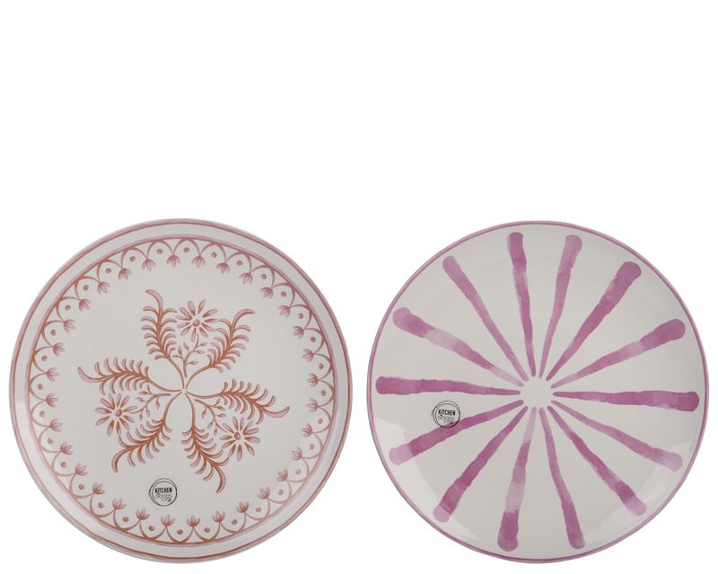 EARTHENWARE DINNER PLATE – LILAC