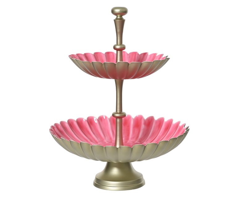 IRON ETAGERE- PINK