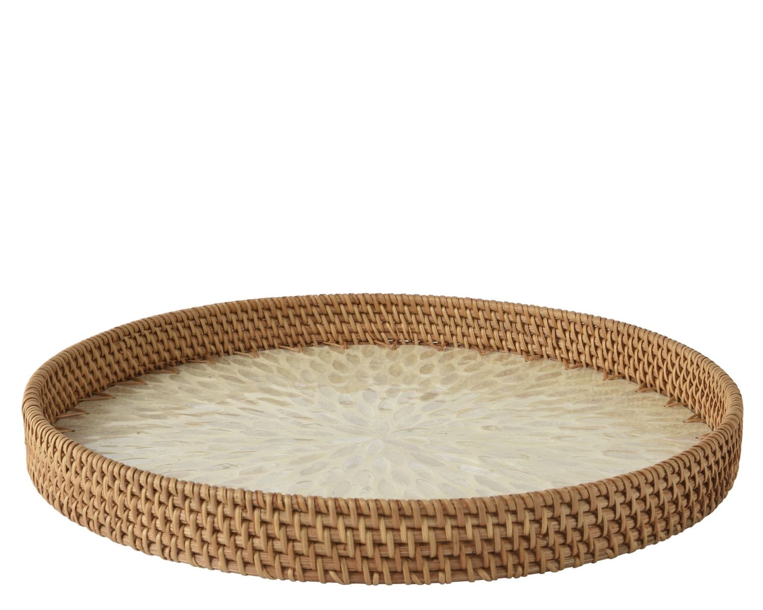 RATTAN SERVING TRAY