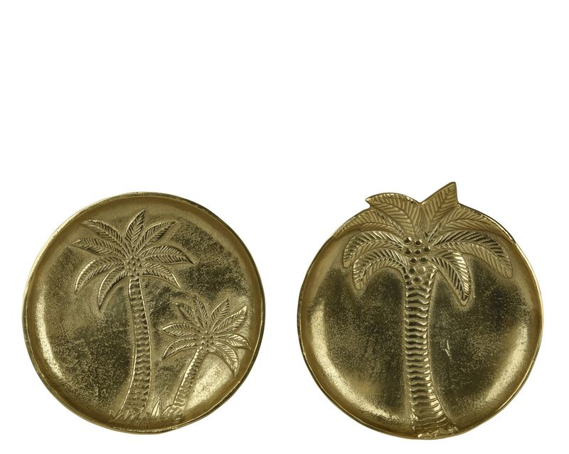 ALUMINIUM DECORATIVE PLATE- GOLD