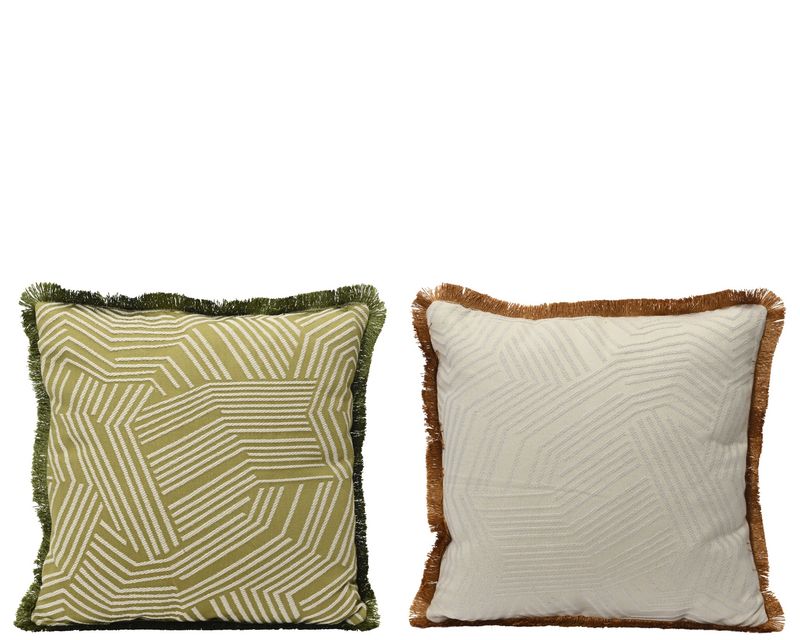 GEOMETRIC PATTERN CUSHION-18"