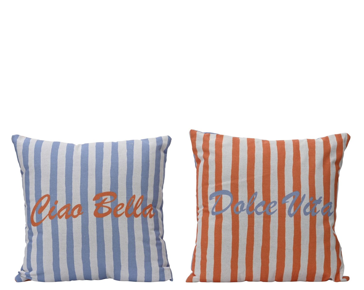 ITALIAN INSPIRED STRIPE CUSHION- 17"
