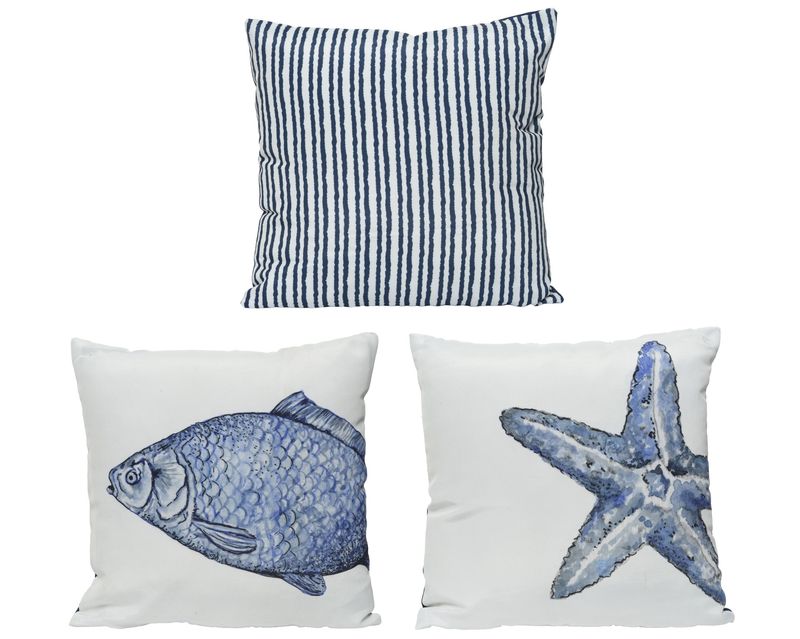 COASTAL DESIGN CUSHION-16"