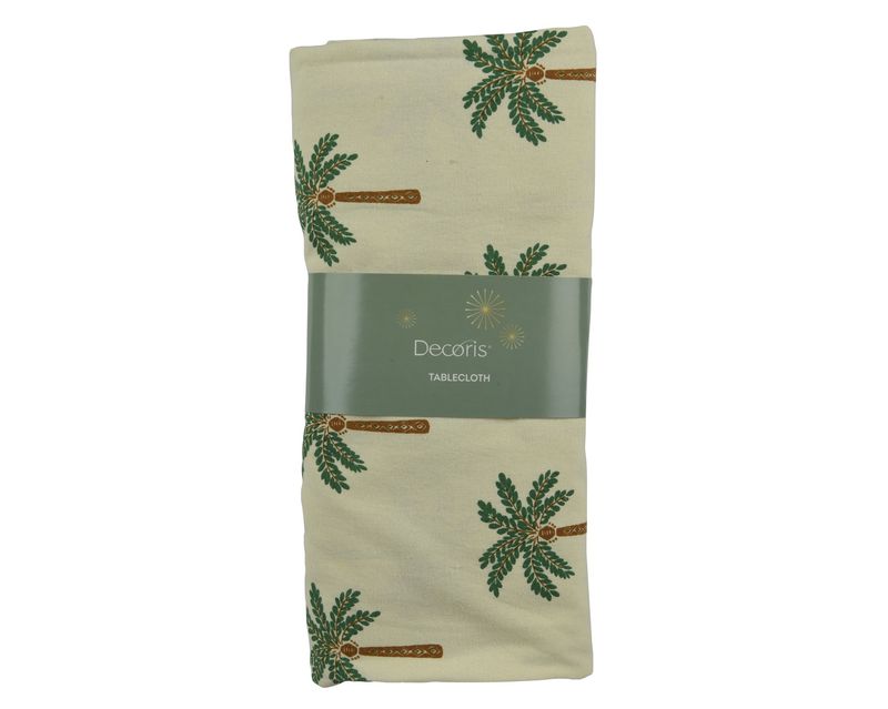 PALM TREE PRINT TABLECLOTH