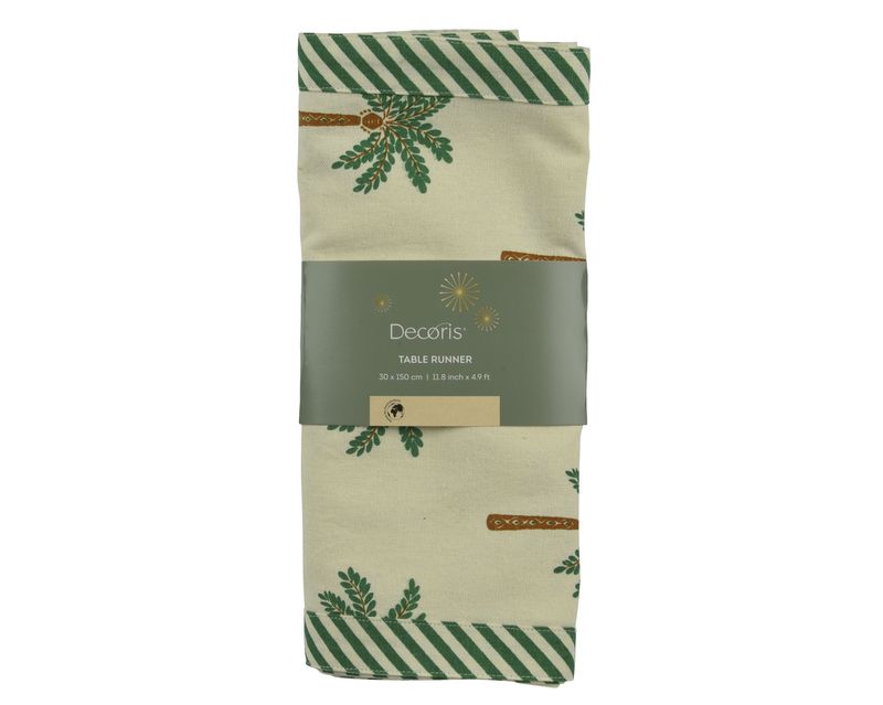 PALM TREE PRINT TABLE RUNNER