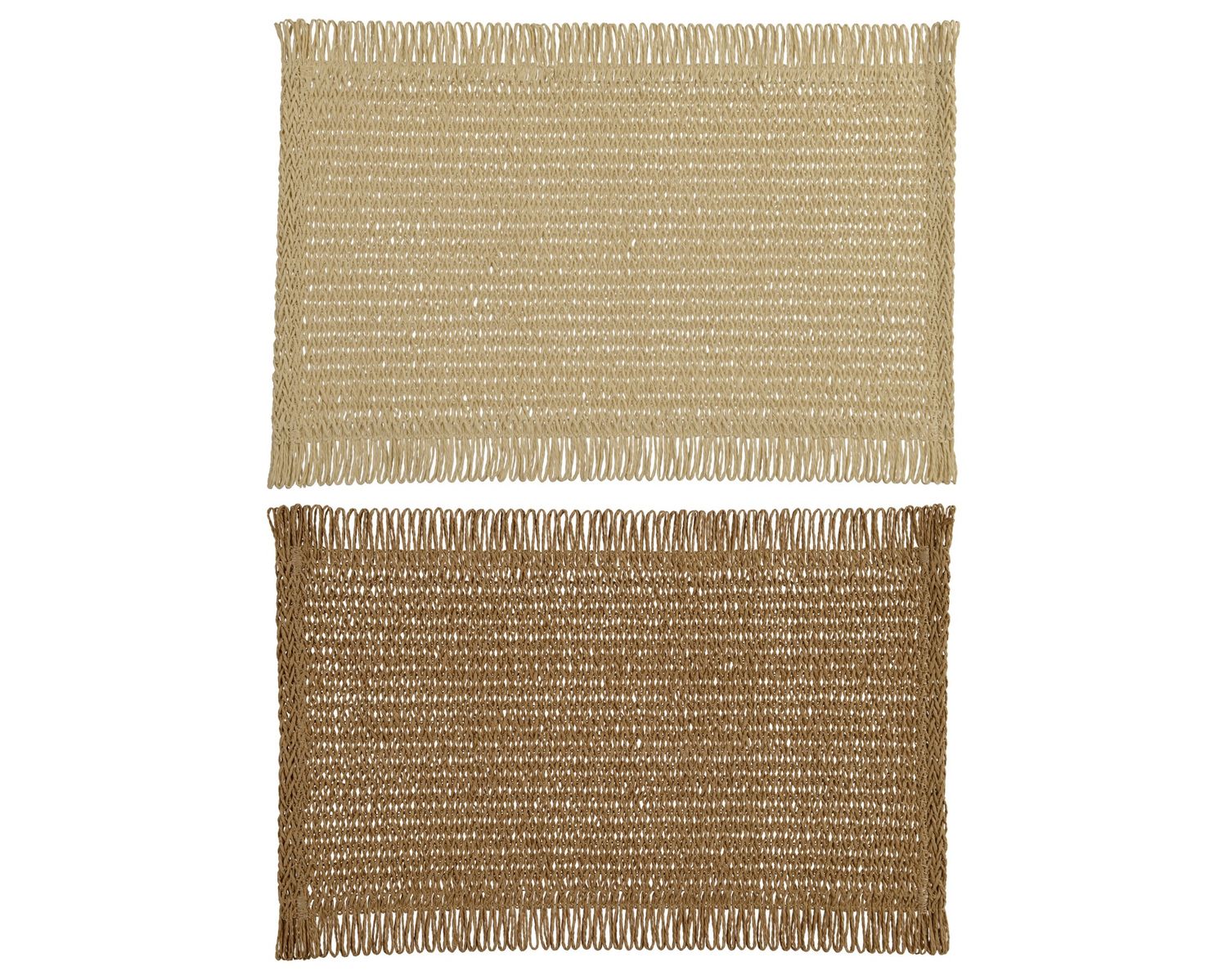 PAPER ROPE WOVEN PLACEMAT RECTENGULAR