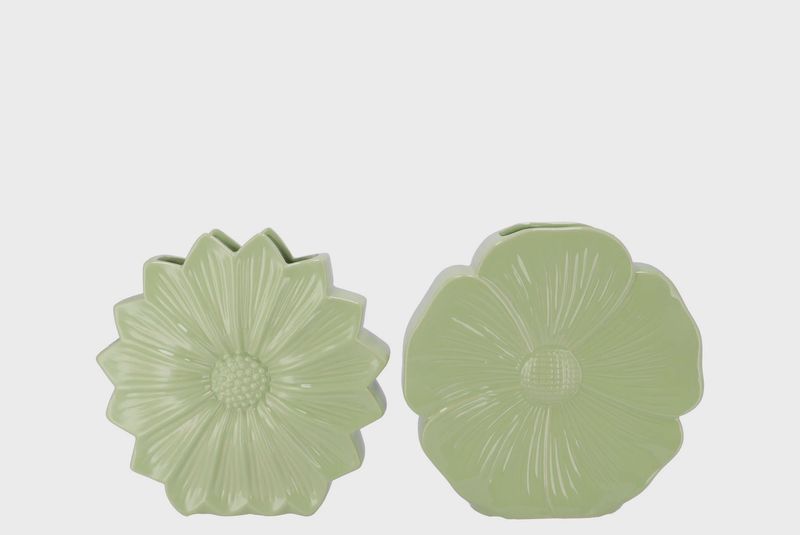 BLOOM DAISY VASE -GREEN