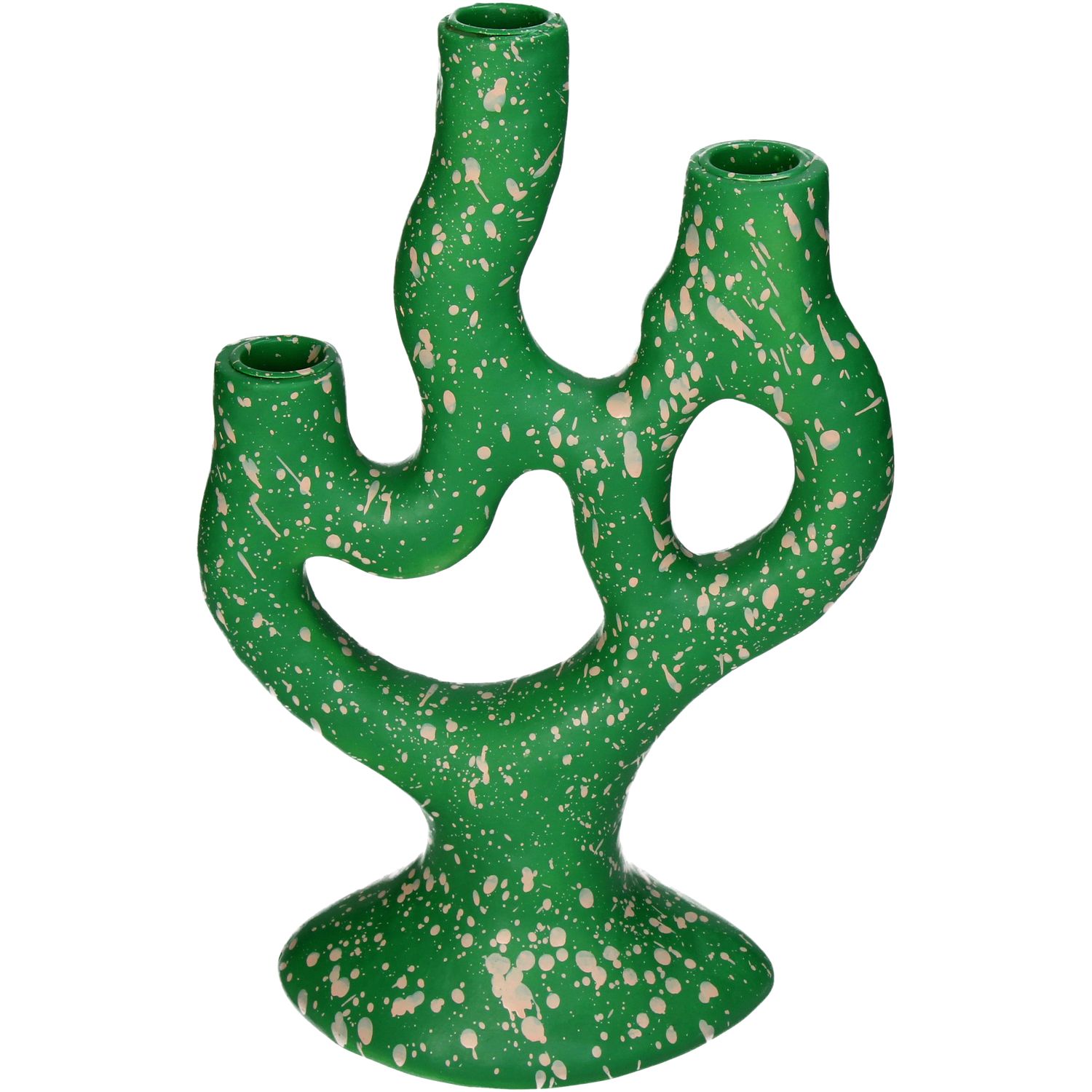 GREEN CORAL CANDLESTICK GREEN CORAL CANDLESTICK