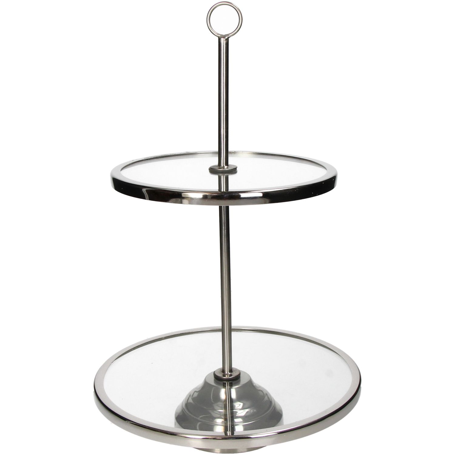 Etagere Iron Silver 26x26x41cm Etagere Iron Silver 26x26x41cm