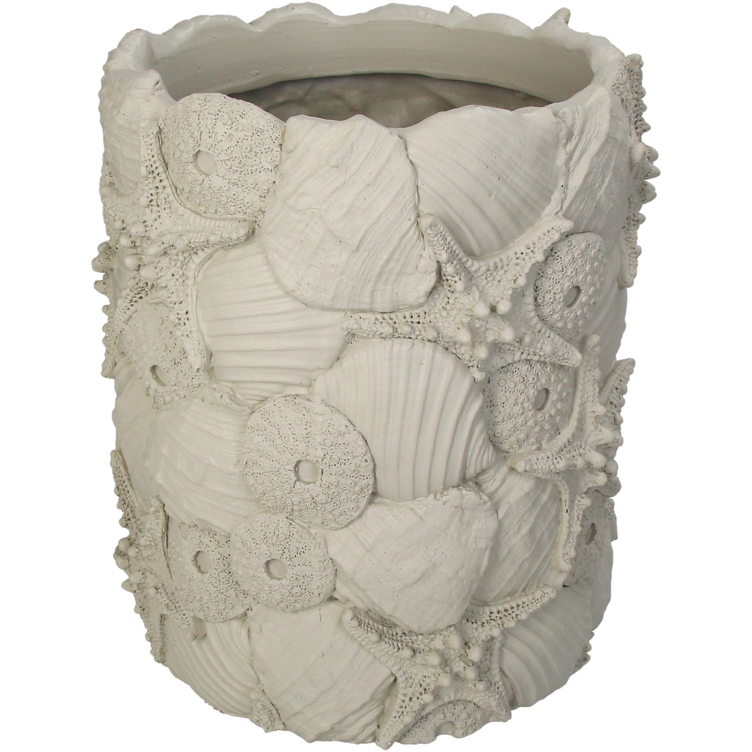 Vase Shell Ivory 23x23x27cm Vase Shell Ivory 23x23x27cm