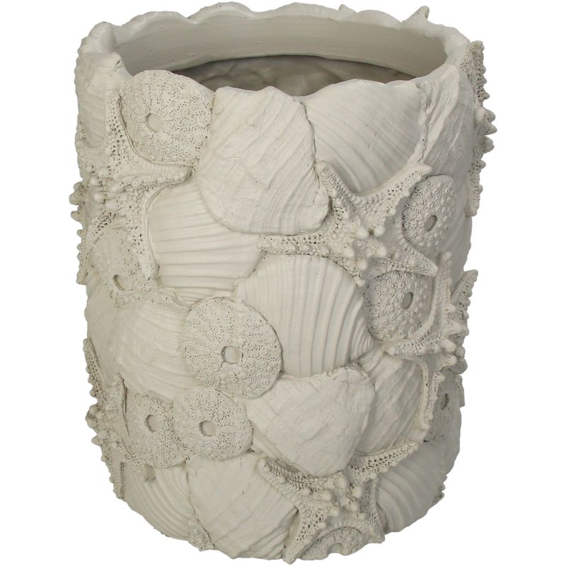 Vase Shell Ivory 23x23x27cm