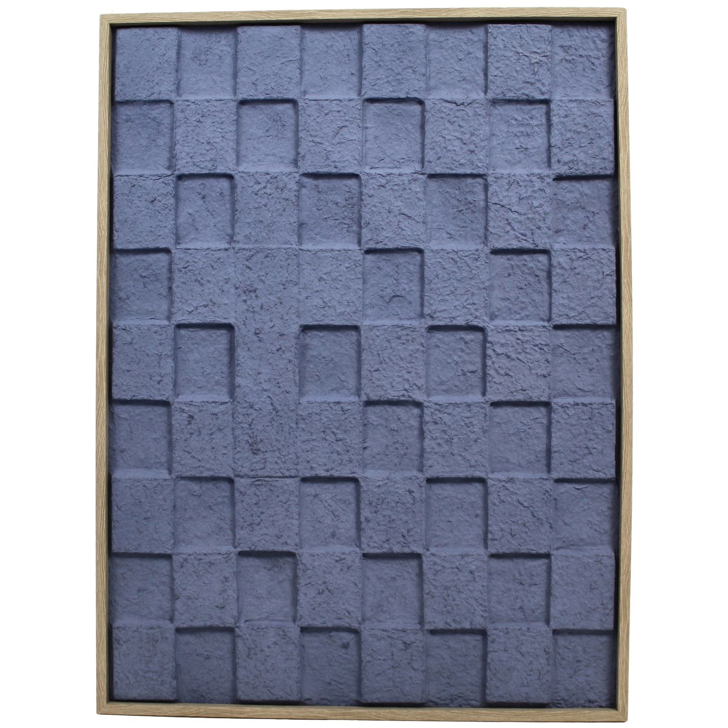 Wall Plaque Paper Blue 60x3x80cm Wall Plaque Paper Blue 60x3x80cm