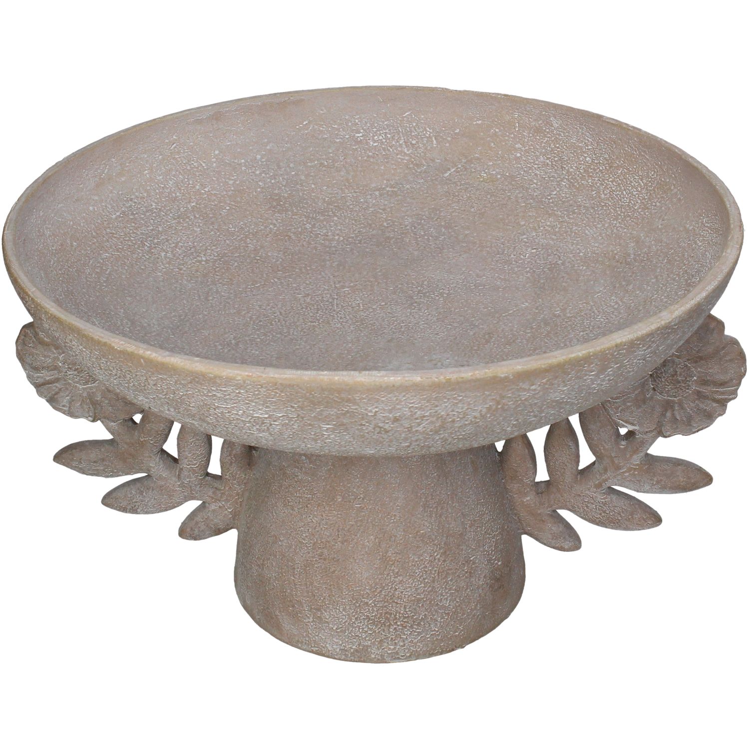Floral Ivory Bowl 30.1x28.8x17.5cm
