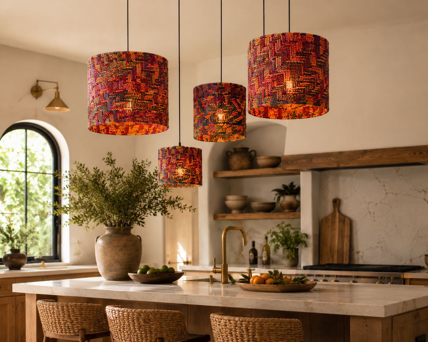Pendant Multi Colored Chandeliers