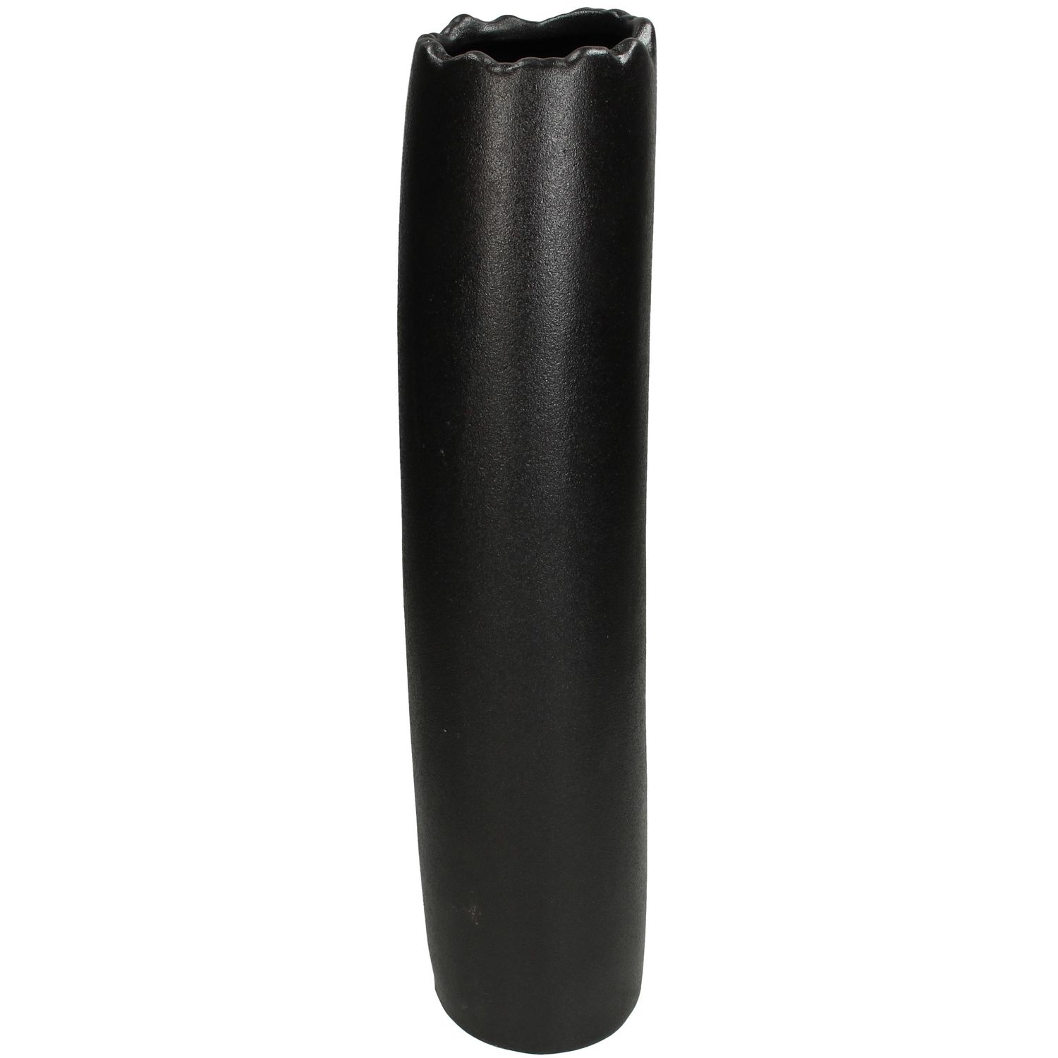 Vase Black 50x11x12cm Vase Black 50x11x12cm