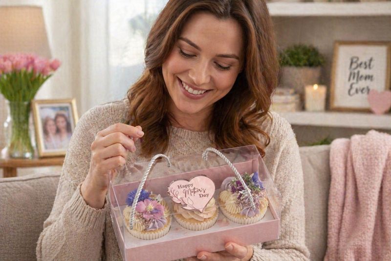 Mothers Day Cupcake Gift Box