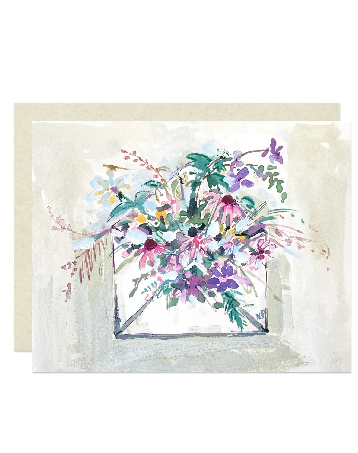 Envelope with Flowers