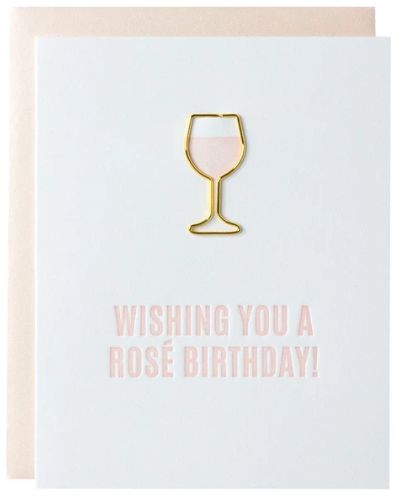 Rose Birthday - Paper Clip Card