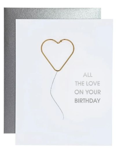 All the Love on Your Birthday Paper Clip Card