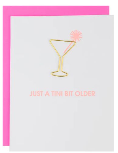 Just A Tini Bit Older Paper Clip Card