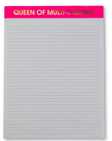 Queen Of Multi-Tasking - Large Memo Notepad