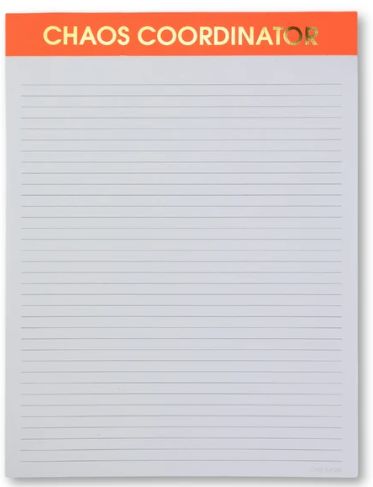 Chaos Coordinator - Large Memo Notepad