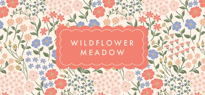 Wildflower Meadow Spiral Journal
