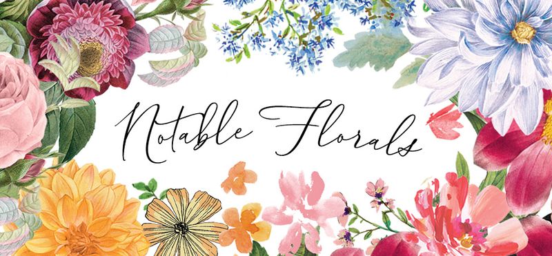 Notable Florals Softcover Journals