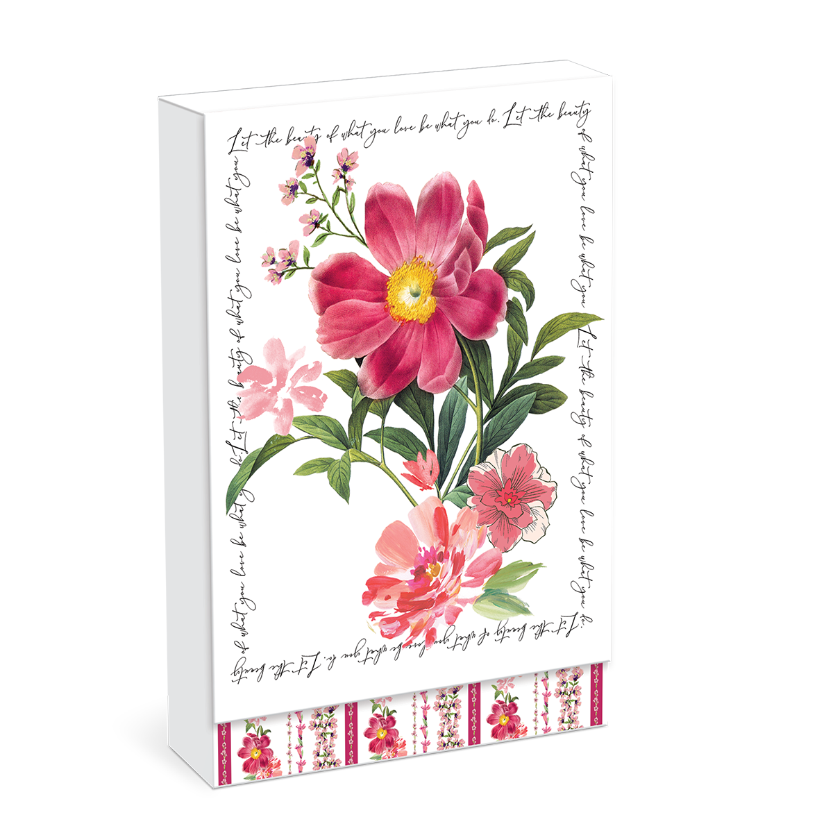 Notable Floral Pocket Notepad, PATTERN: Peony
