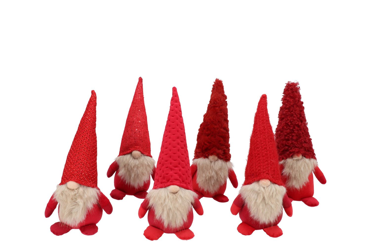 GNOME RED PLUSH MEDIUM, STYLE: WOVEN HAT