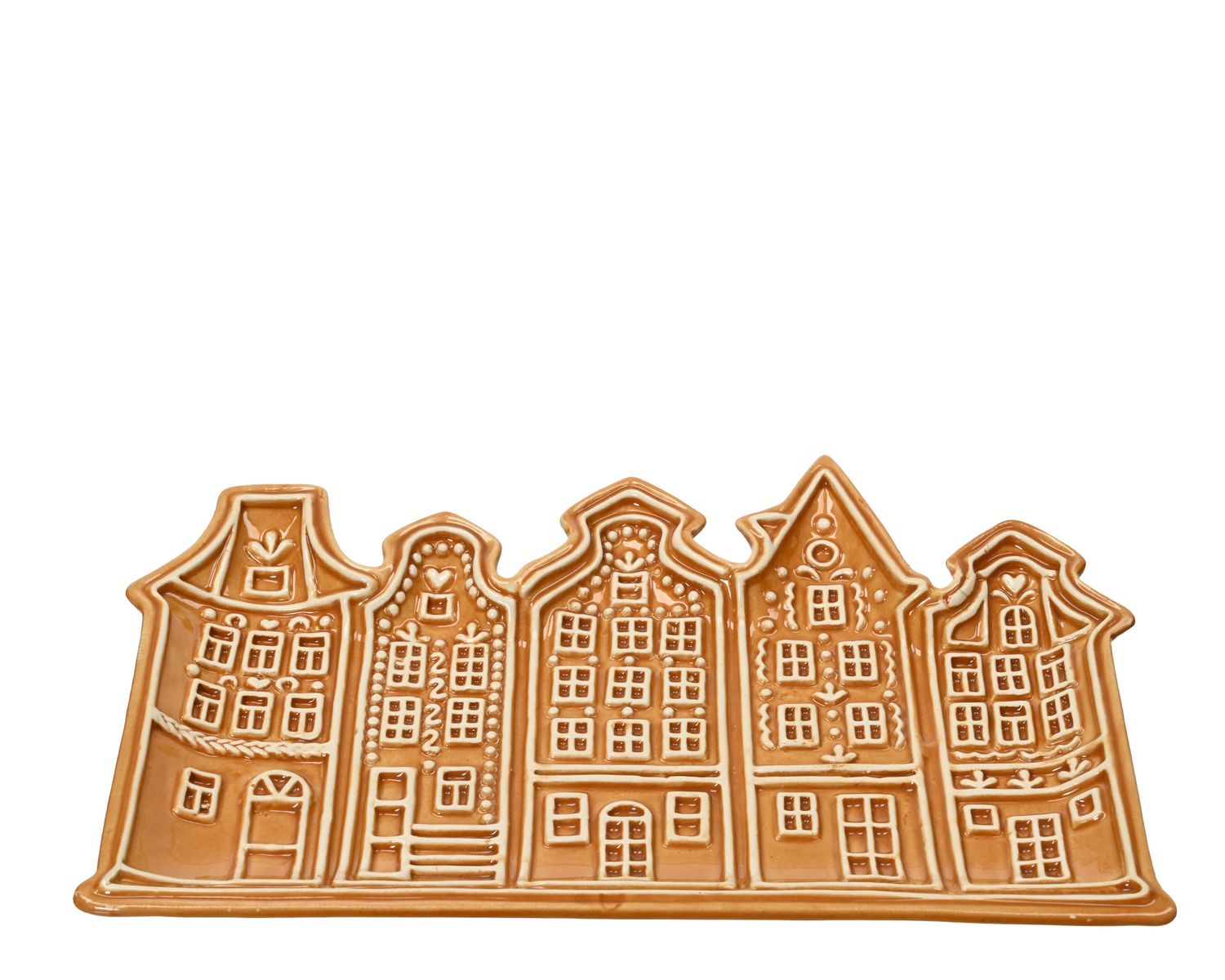 GINGERBREAD HOUSE SERVING PLATE