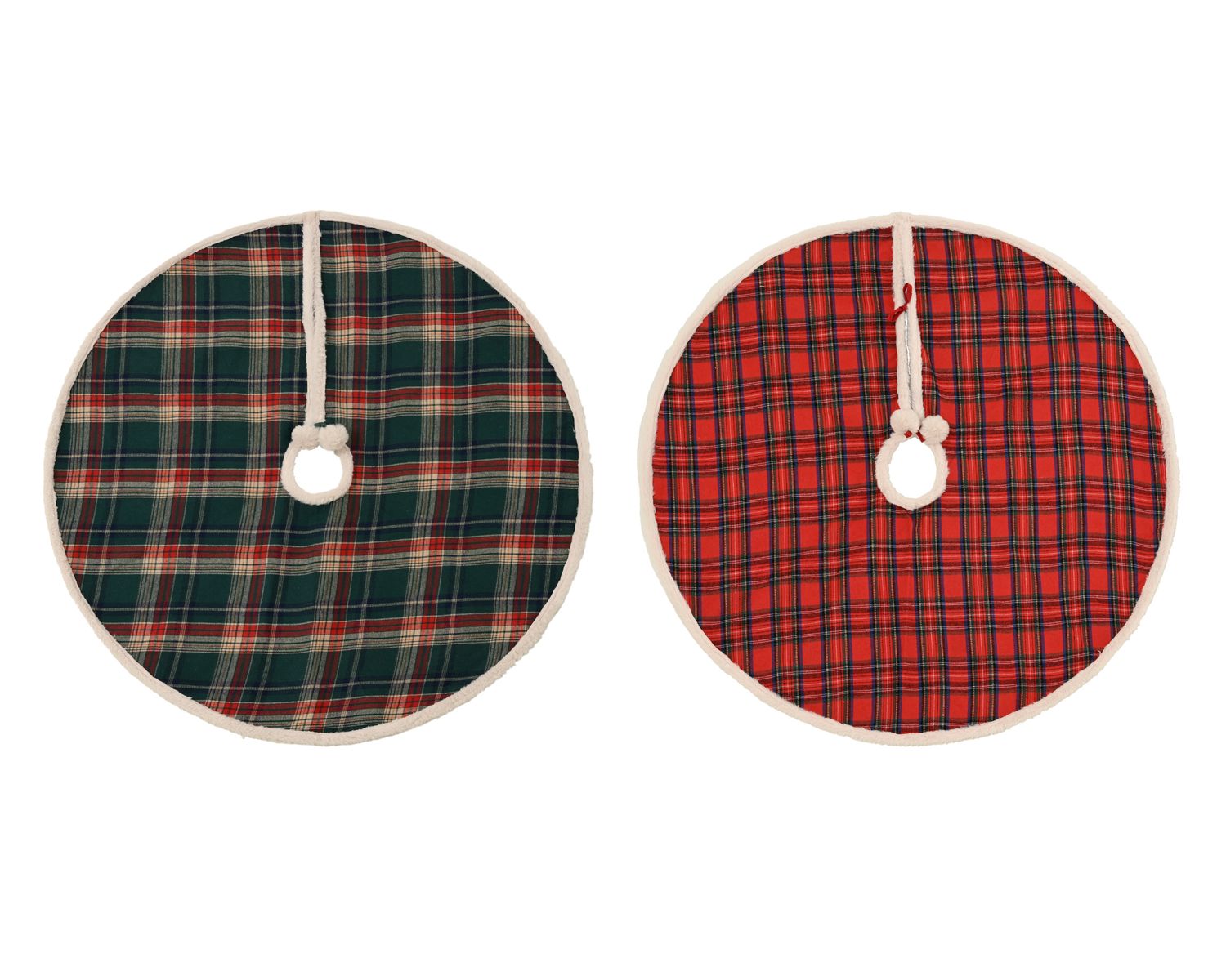 PLAID CHRISTMAS TREE SKIRT