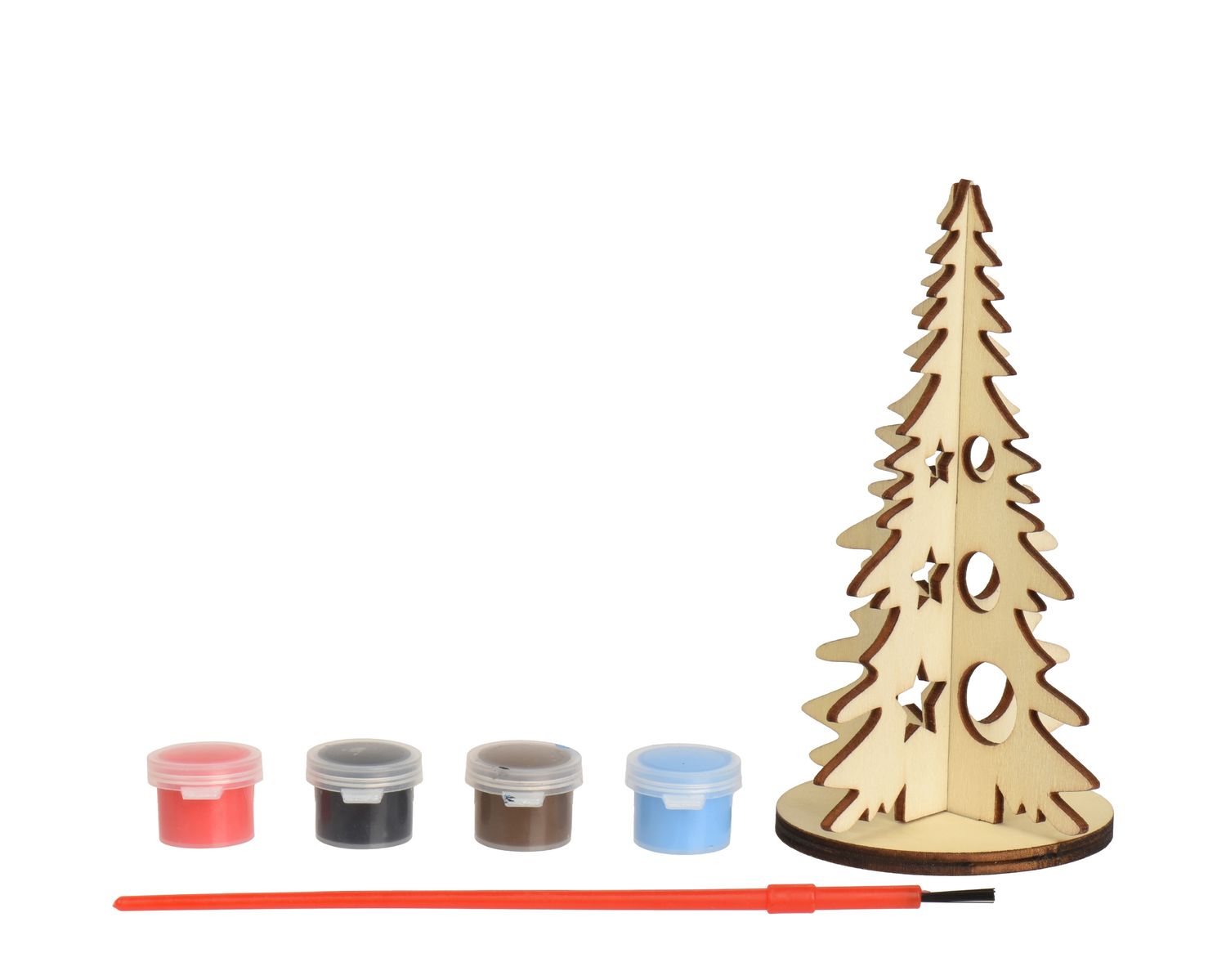 DIY WOODEN CHRISTMAS TREE PAINT KIT