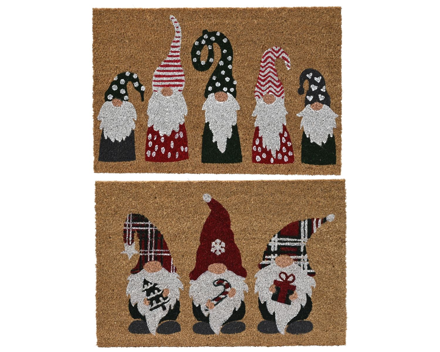 CHRISTMAS GNOME COIR DOORMAT