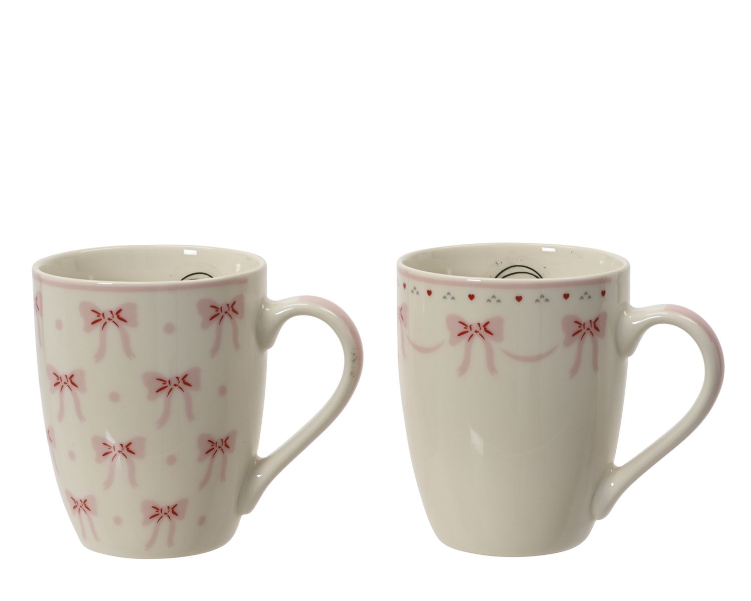 PINK BOW PORCELAIN MUG
